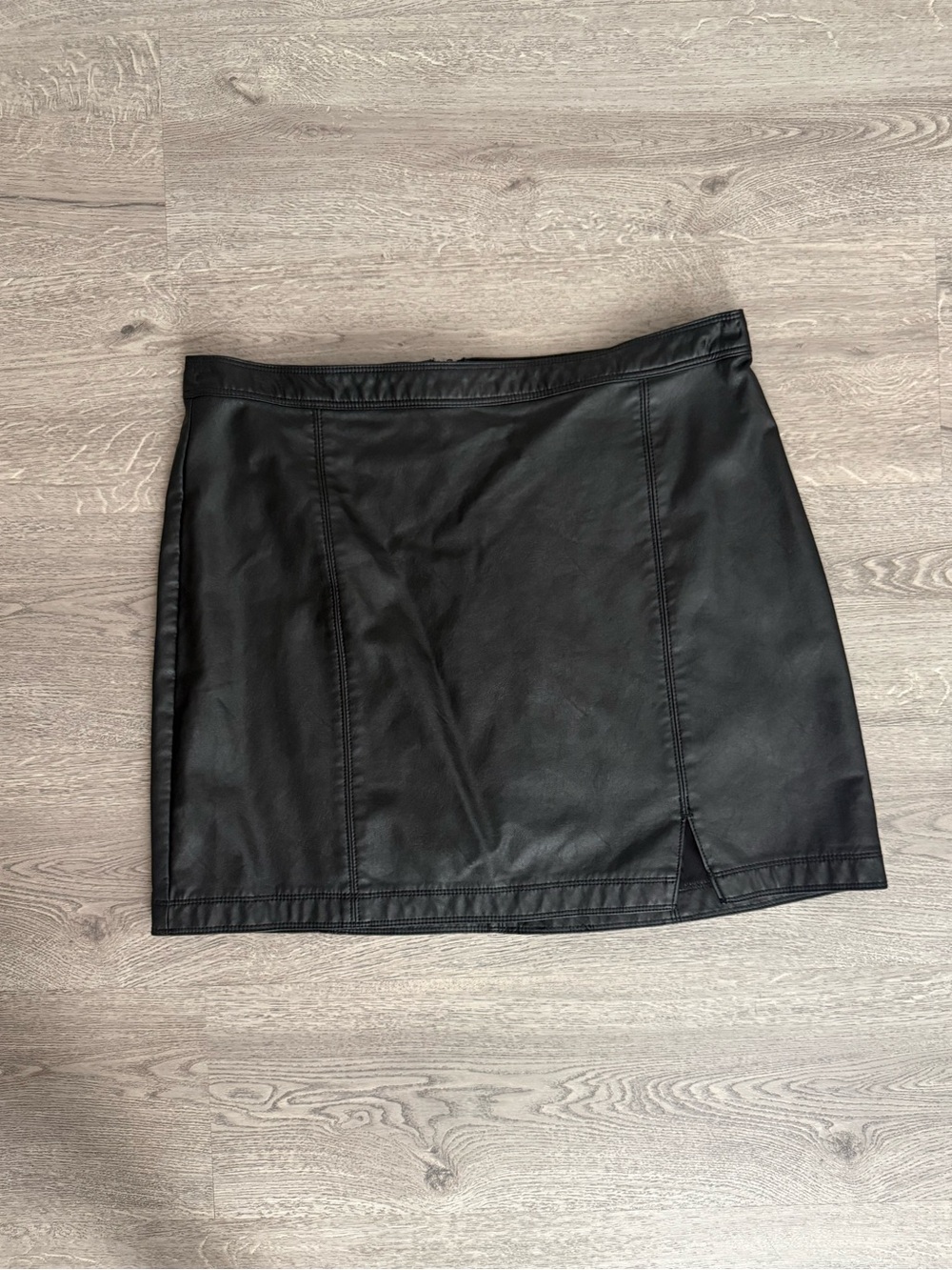 Abercrombie & Fitch Faux Leather Skirt